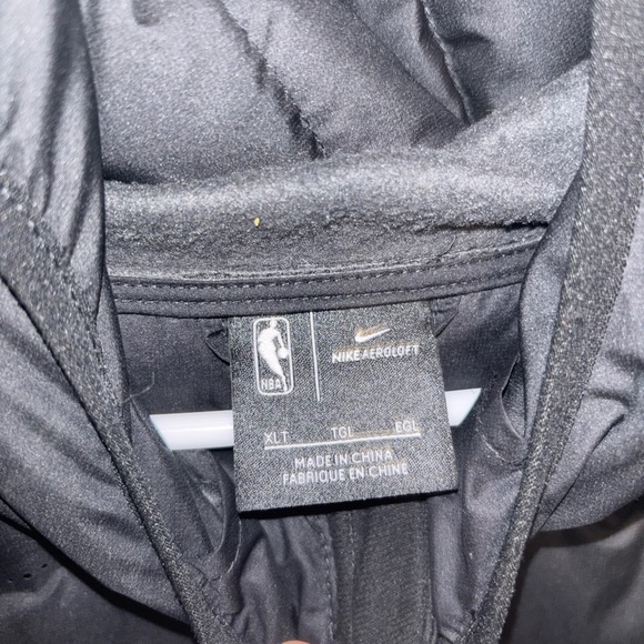 Nike Memphis Grizzlies Puffer Black Hooded Jacket with Logos XLT - Picture 7 of 8